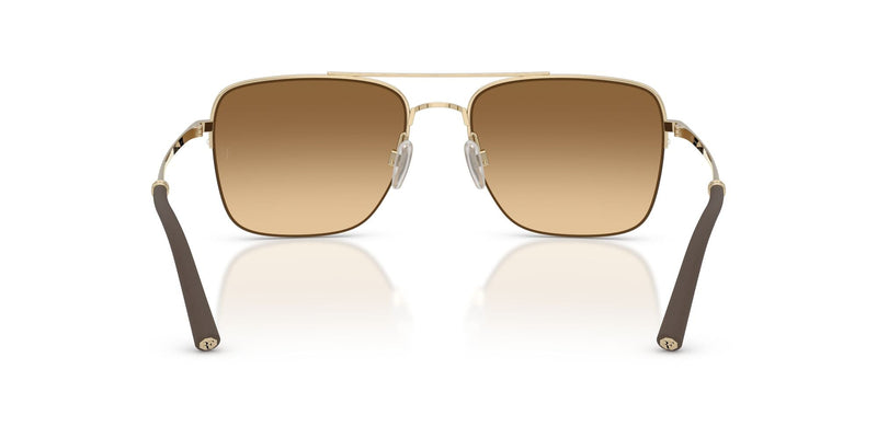 0OV1343S 503513 (56) R2  gold/saddle gradient to dark lens