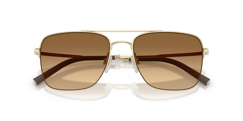 0OV1343S 503513 (56) R2  gold/saddle gradient to dark lens