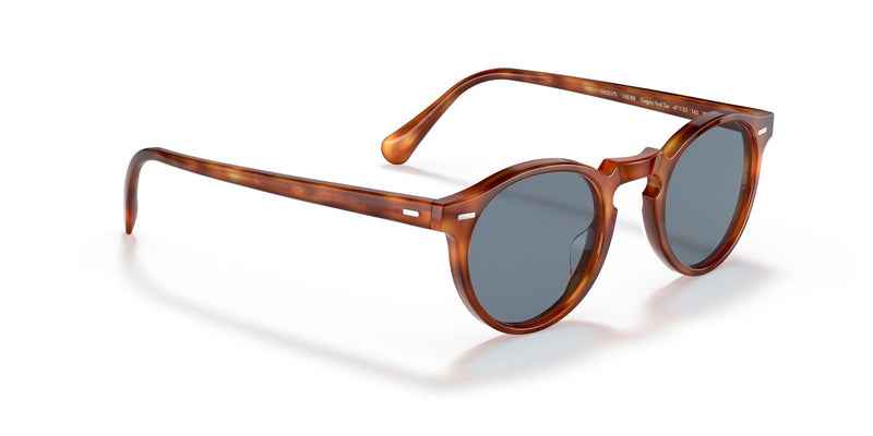 0OV5217S 1483R8  Gregory Peck (47) matte light brown/indigo photochromatic