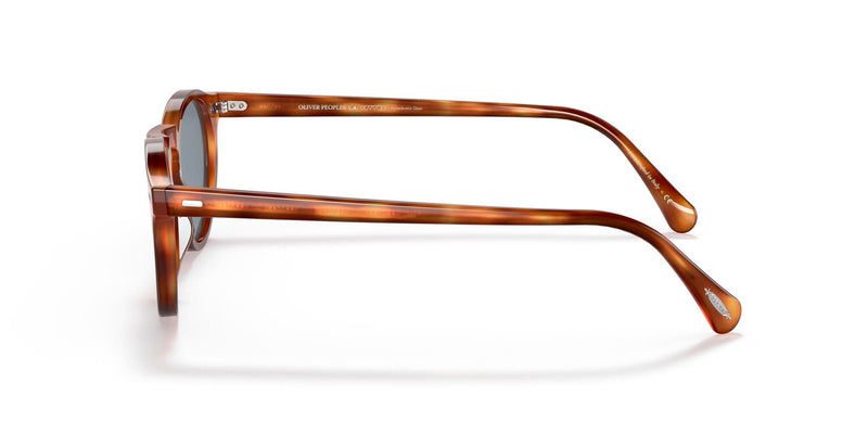 0OV5217S 1483R8  Gregory Peck (47) matte light brown/indigo photochromatic