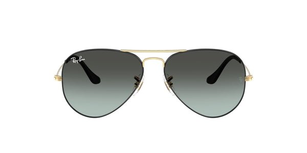 RB3025 9271GK (62)  black arista/blue vintage gradient black lens