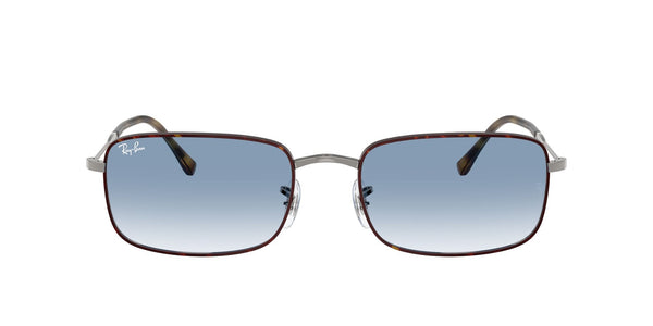 RB3746 92703F (56) havana on gunmetal/clear gradient blue lens