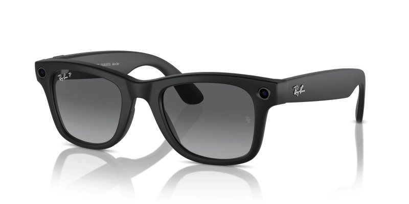 Meta 0RW4006 Wayfarer (50) 601ST3 matte black/gradient graphite polarised lens