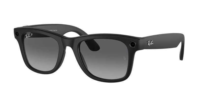 Meta RW4008 601ST3 Wayfarer xxl matte black/Camera /polarized lens