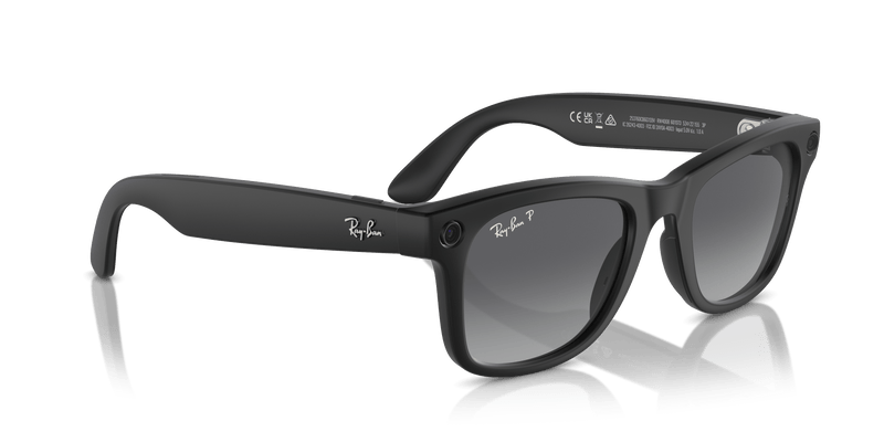 Meta RW4008 601ST3 Wayfarer xxl matte black/Camera /polarized lens