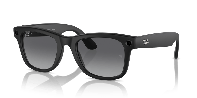 Meta RW4008 601ST3 Wayfarer xxl matte black/Camera /polarized lens