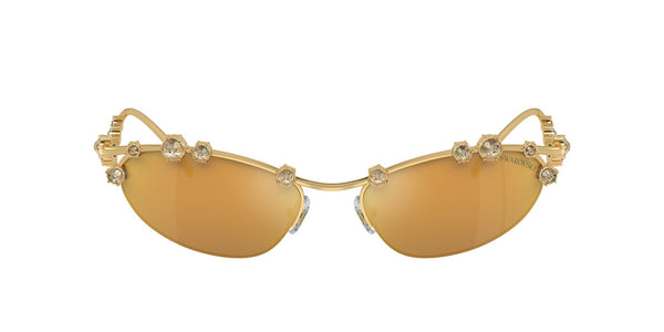 SK7016 40047P gold swarovski crystal/mirror lens