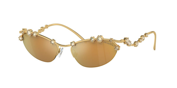 SK7016 40047P gold swarovski crystal/mirror lens