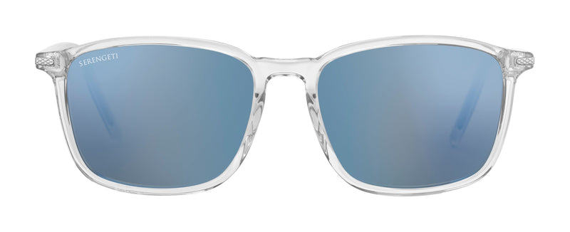 LENWOOD SS485002 SHINY CRYSTAL/555NM BLUE POLARISED LENS