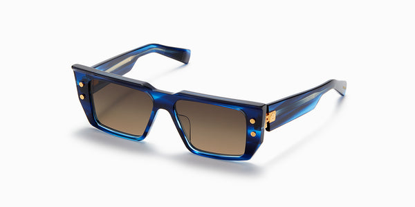 Balmain B VI 128C blue gold/brown gradient lens