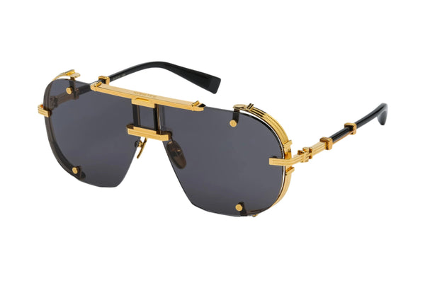 Balmain Colonel 170A  gold/black grey lens