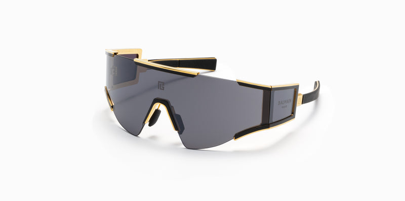 Balmain Fleche 138A black gold/grey lens