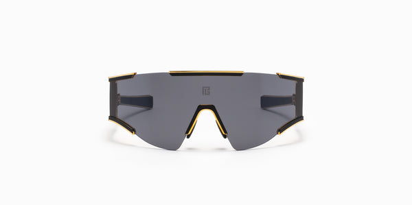 Balmain Fleche 138A black gold/grey lens