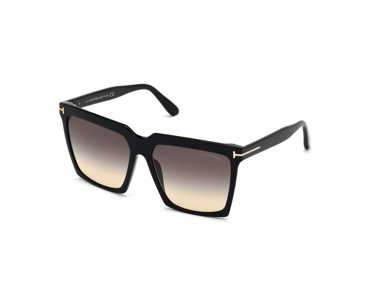 TF0764 01B Sabrina black/ grey gradient lens