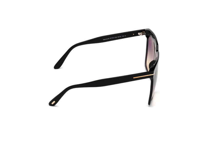 TF0764 01B Sabrina black/ grey gradient lens