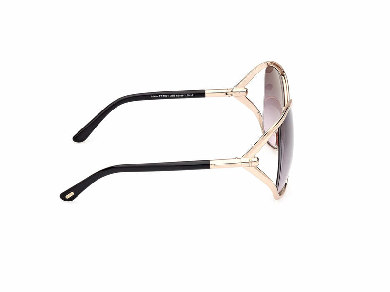 TF1091 28B Marta gold/smoke gradient lens