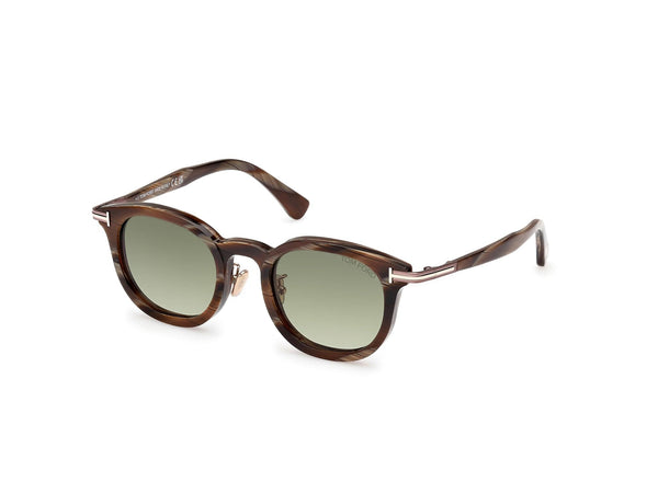 TF1151-D 62P brown horn/green gradient lens