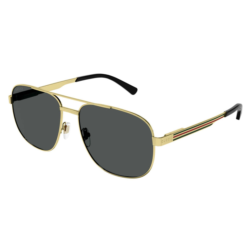 GG1223S 002 GOLD/GREY LENS