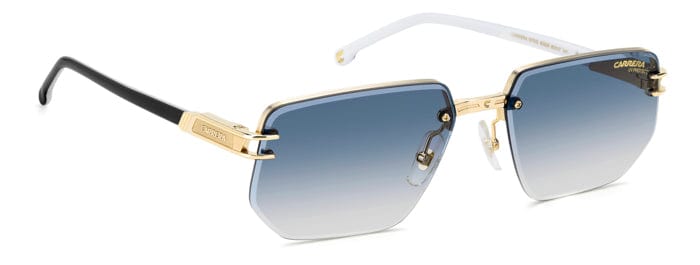 Carrera 1070/s 80s black white/blue gradient lens