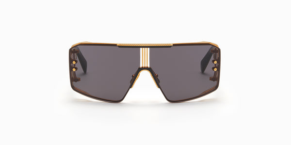 Balmain Le Masque  BPS146A black gold/grey lens