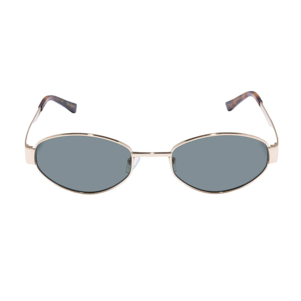 The Boston 2431800 shiny gold/green mono polarised lens