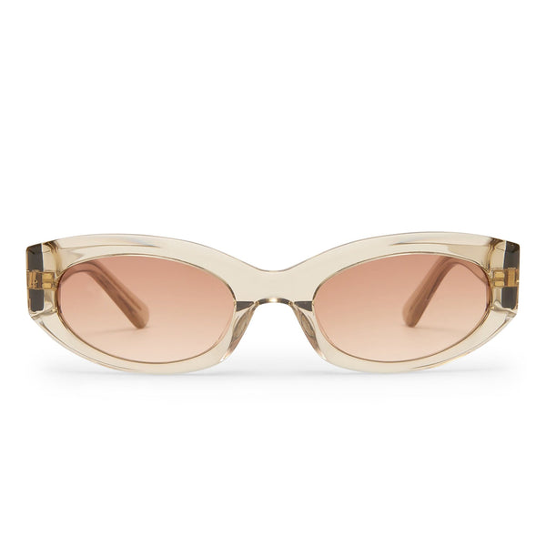 The Juliet 2431804 crystal latte/graduated brown polarised lens