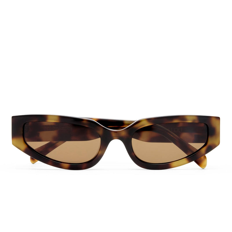 The Hayley 2531781 moss tort/brown mono lens