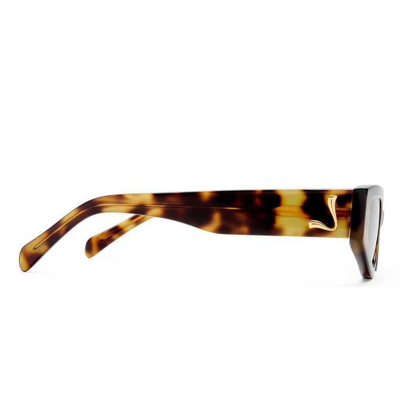 The Hayley 2531781 moss tort/brown mono lens