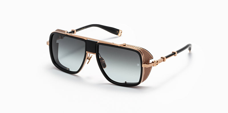 Balmain O.R. 104F  rose gold black/grey gradient lens