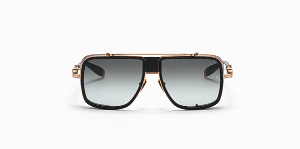 Balmain O.R. 104F  rose gold black/grey gradient lens