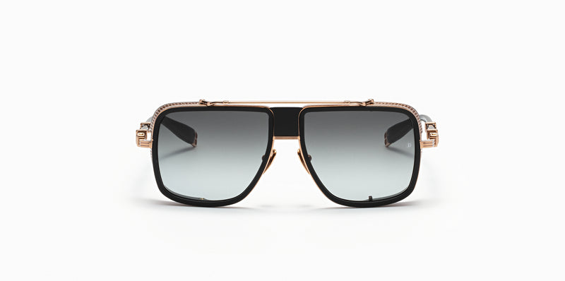 Balmain O.R. 104F  rose gold black/grey gradient lens