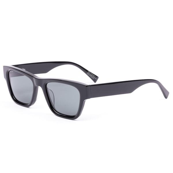 Boston black iron/grey polarised lens