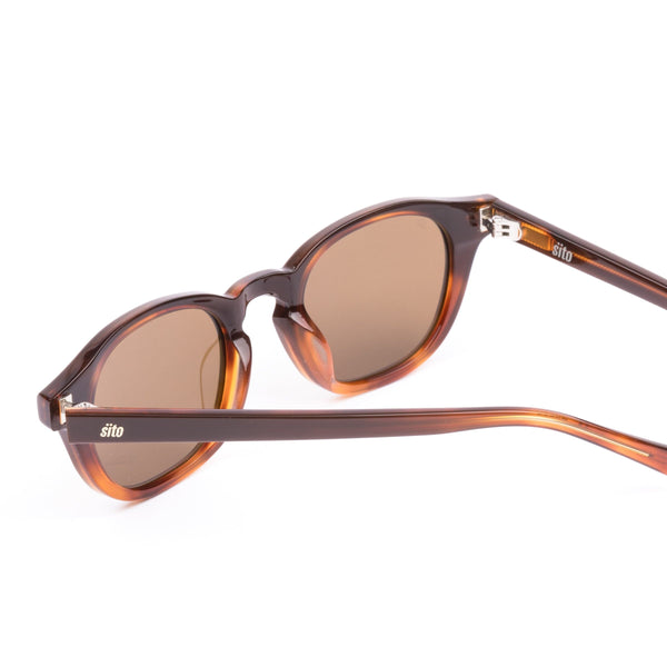 Elio tan gradient brown polarised lens