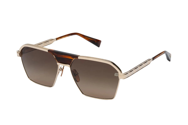 Balmain Sergeant 177C  gold mahogany/brown gradient lens