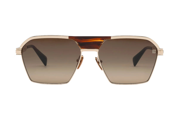 Balmain Sergeant 177C  gold mahogany/brown gradient lens