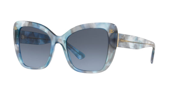 DG4348 33208F HAVANA TRANSPARENT BLUE/BLUE GREY LENS